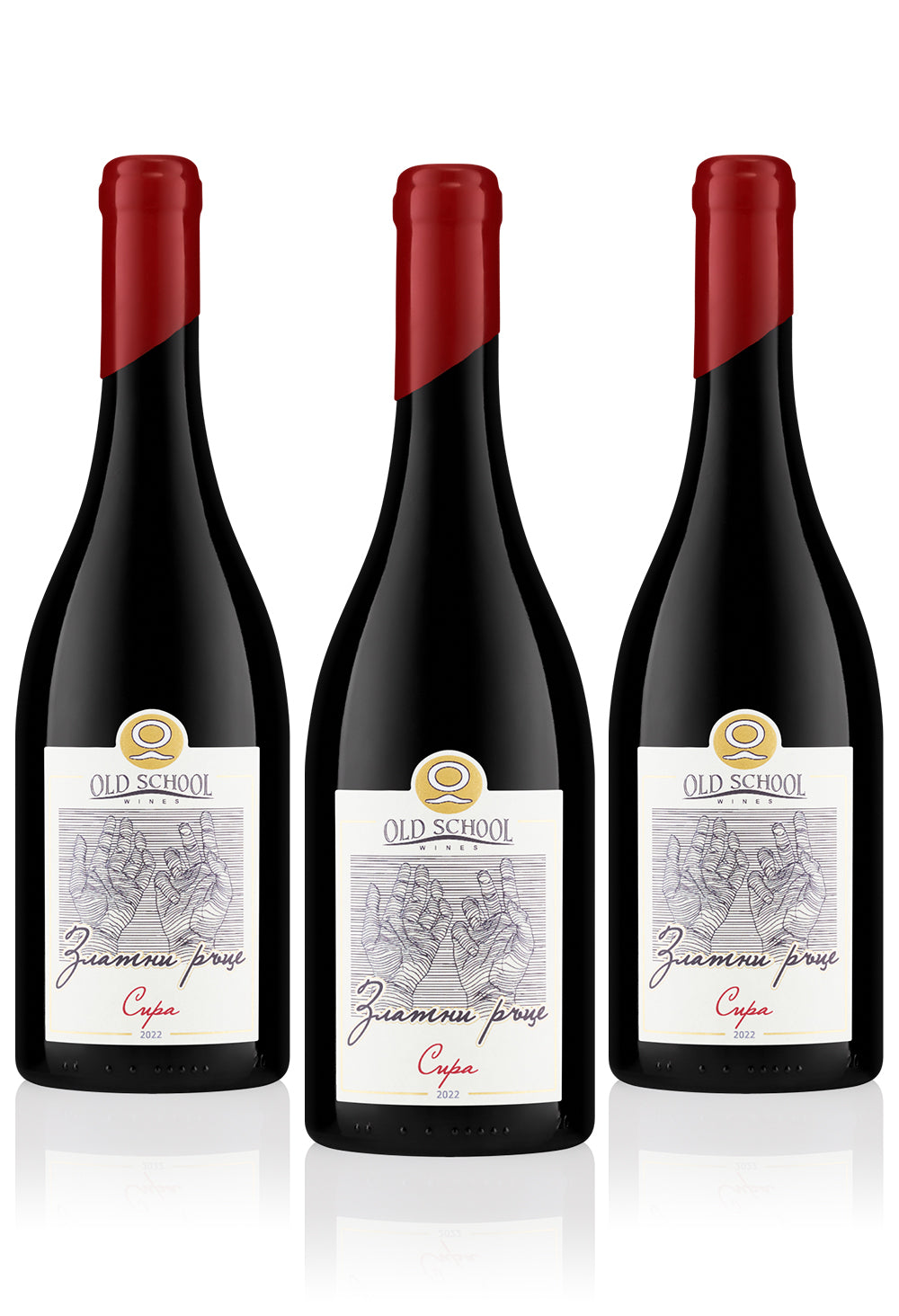 PROMO pack 3 bottles Golden Hands, Syrah 2023