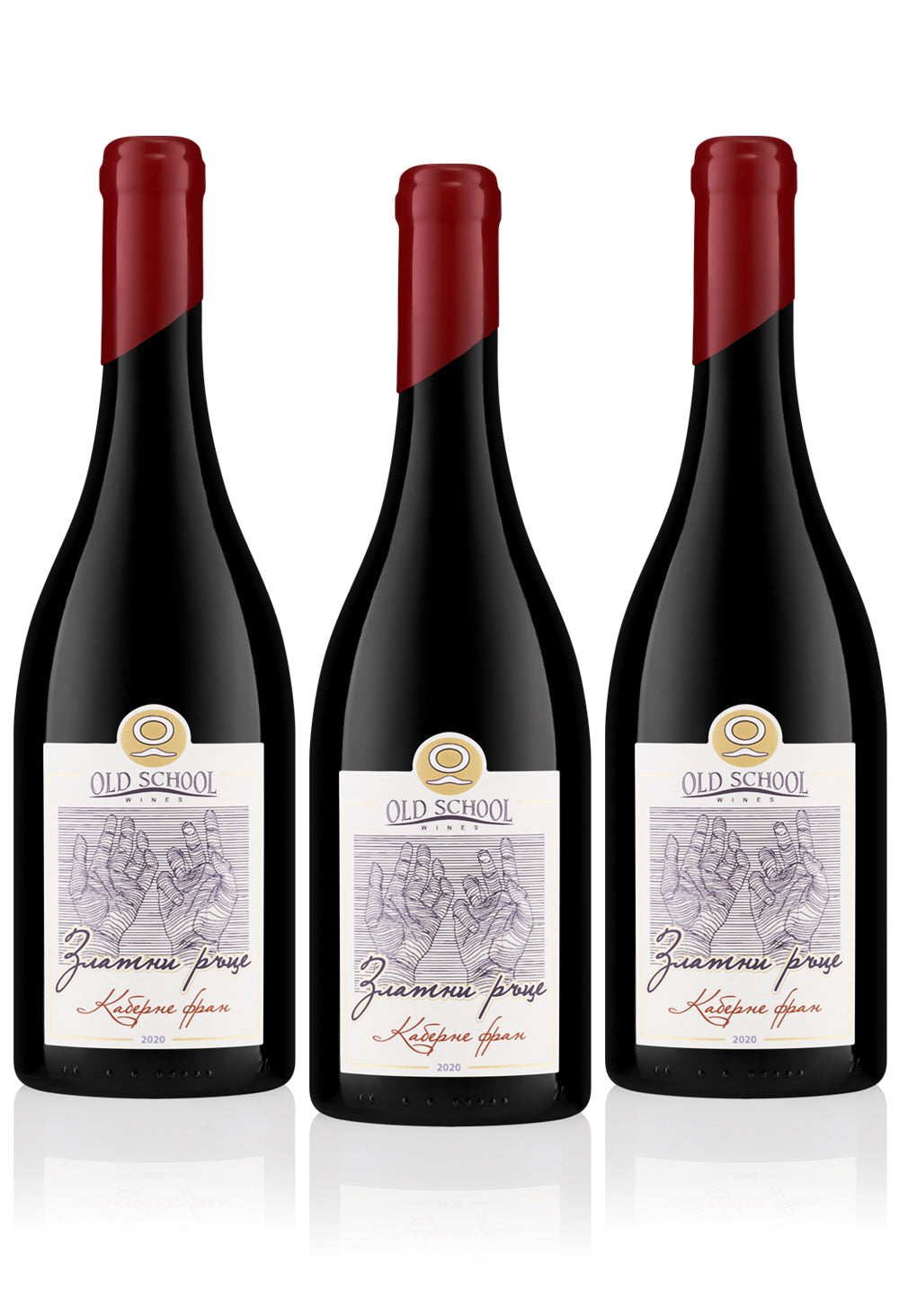 PROMO pack 3 bottles Golden Hands, Cabernet Franc 2023